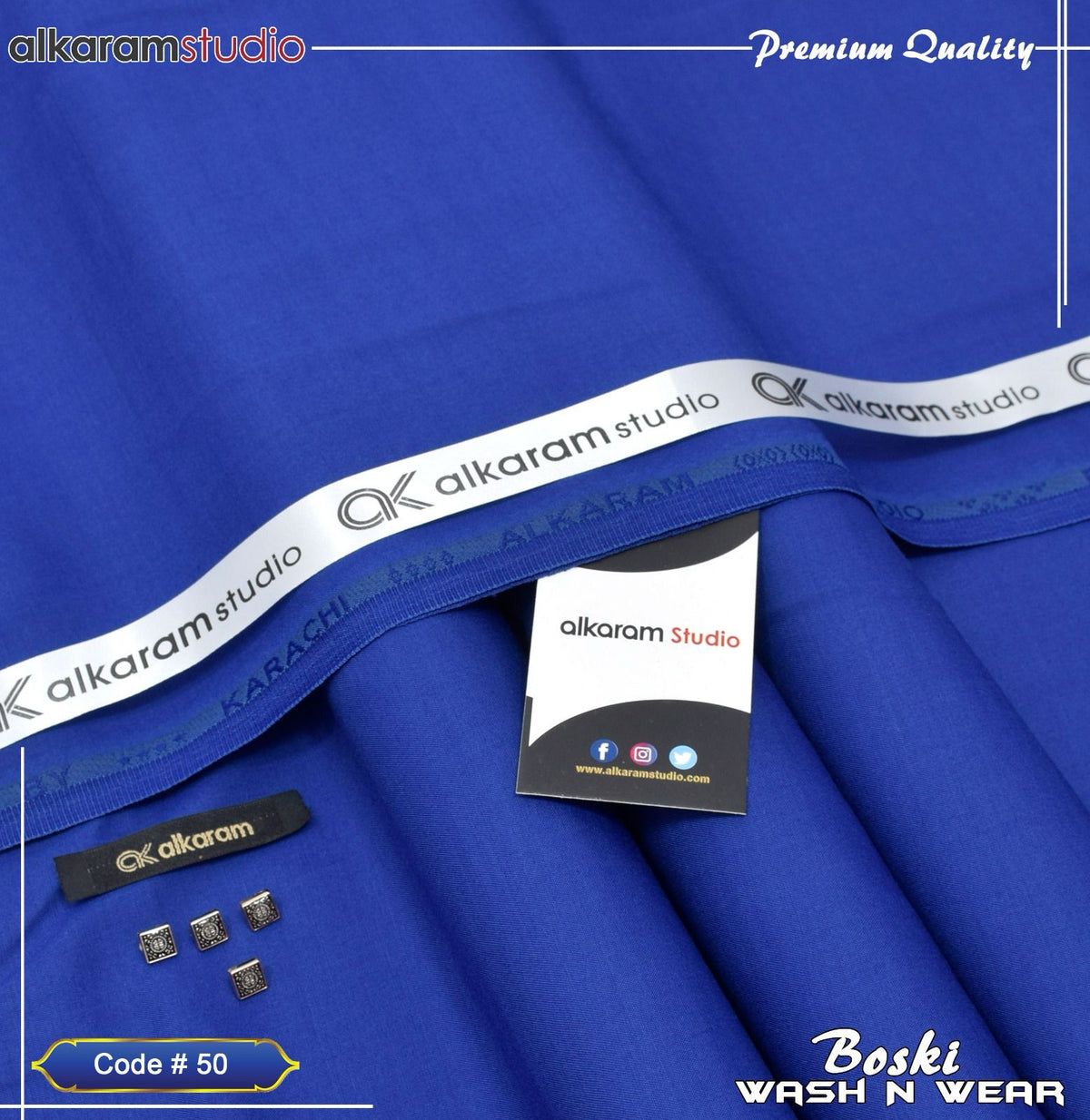 Gents Boski Wash & Wear Suit code-50