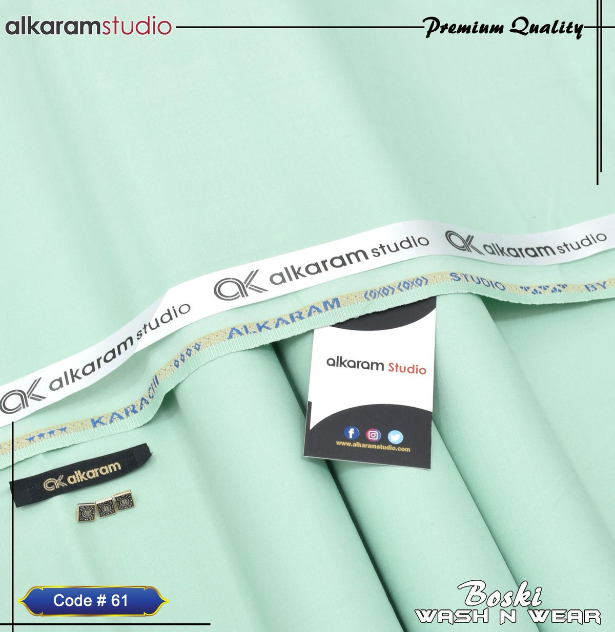 Gents Boski Wash & Wear Suit code-61