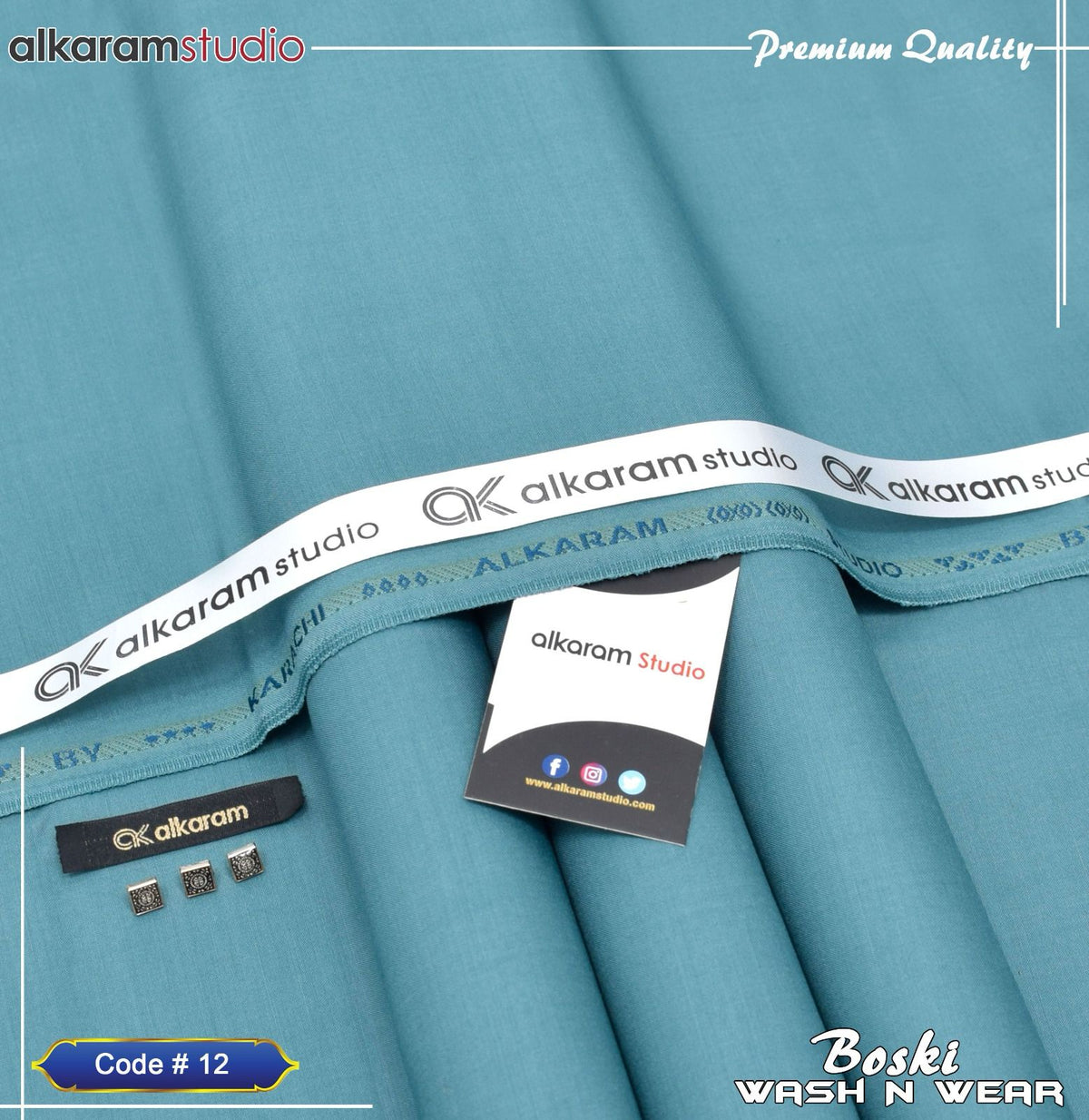 Gents Boski Wash & Wear Suit code-12
