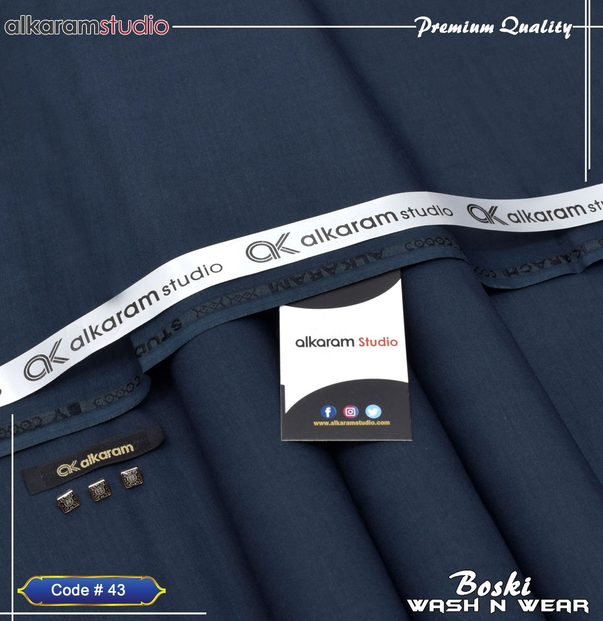 Gents Boski Wash & Wear Suit code-43