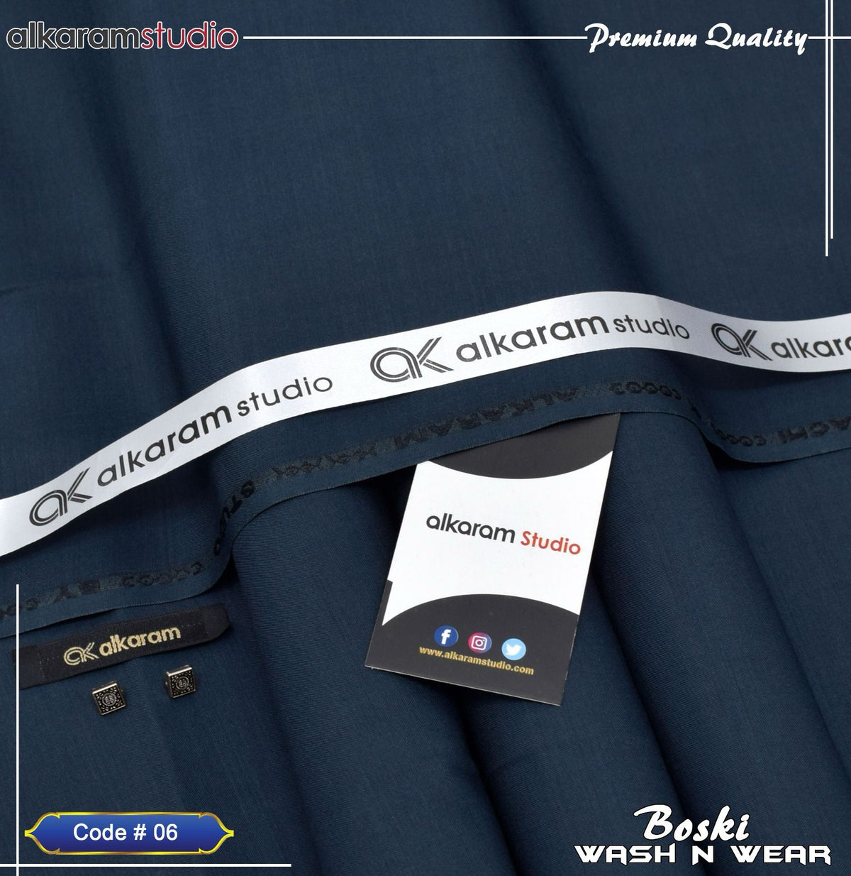 Gents Boski Wash & Wear Suit code-06