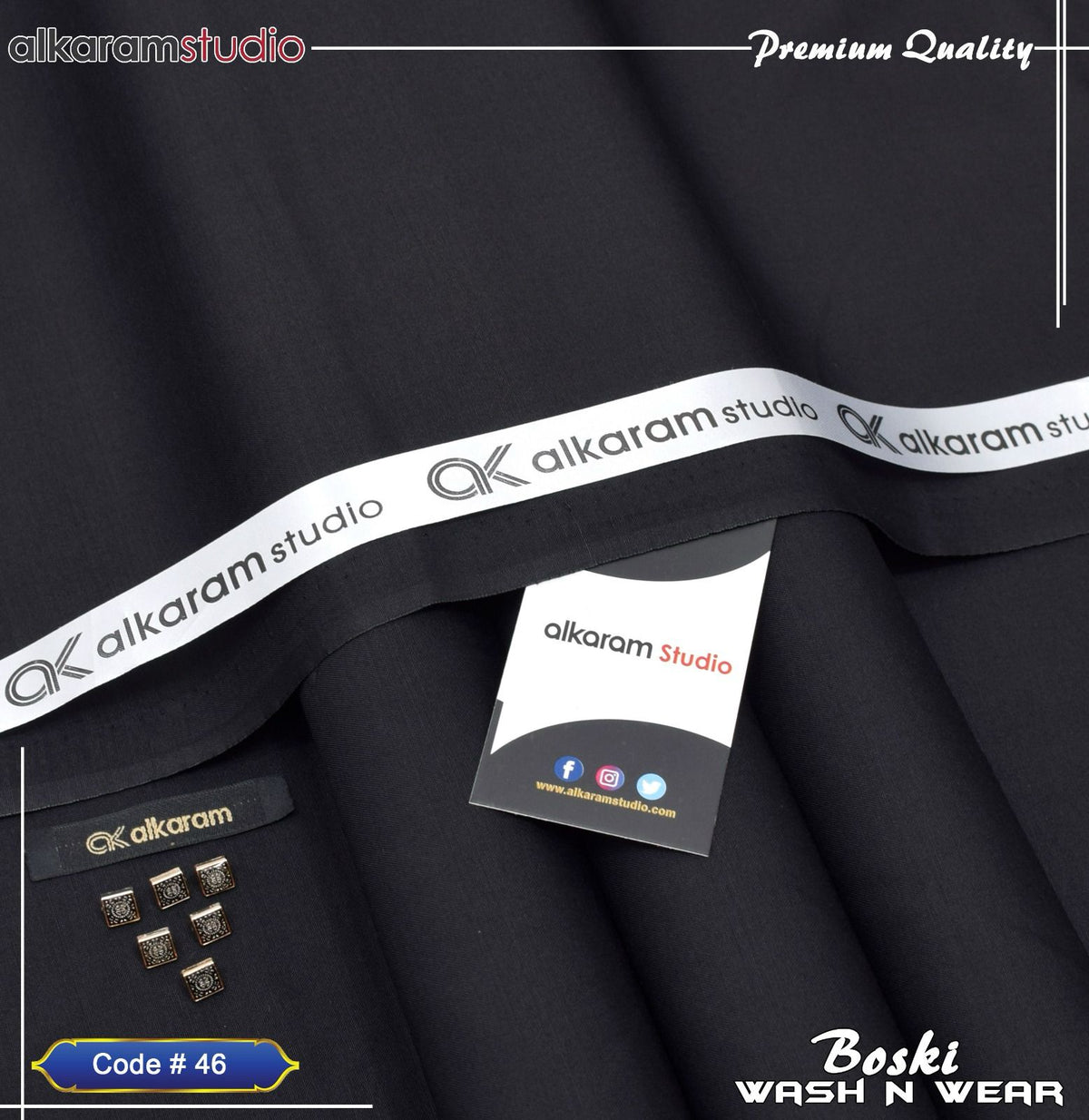 Gents Boski Wash & Wear Suit code-46