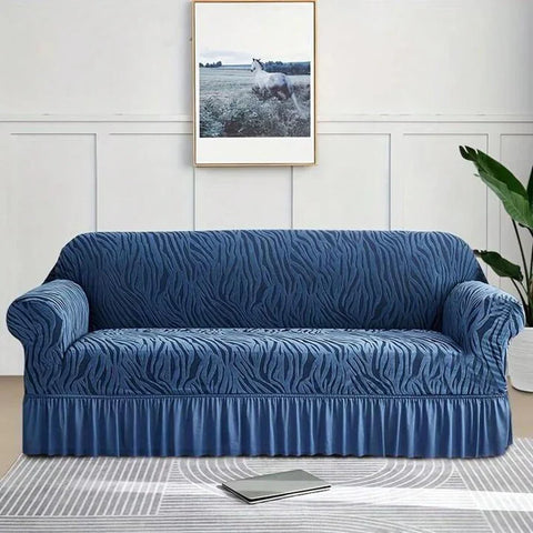 Zebra Velvet Style Sofa Covers