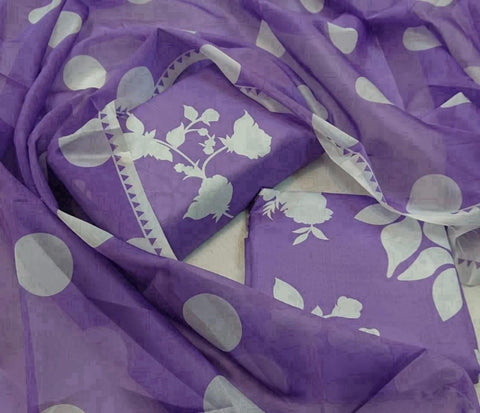 Swiss Lawn Digital Print 3Pc Dress Silk Duppta SW-08