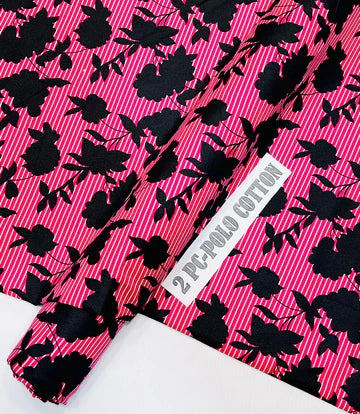 POLO COTTON PRINTED 2PC [ SALE OFFER ] PC-509