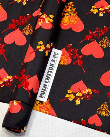POLO COTTON PRINTED 2PC [ SALE OFFER ] PC-403