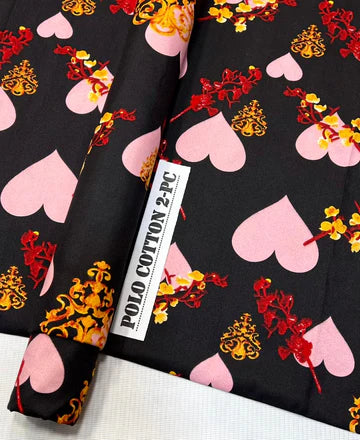 POLO COTTON PRINTED 2PC [ SALE OFFER ] PC-402