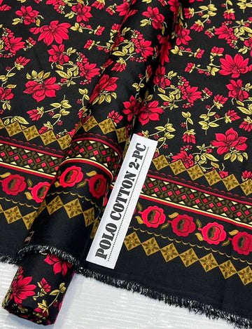 POLO COTTON PRINTED 2PC [ SALE OFFER ] PC-417