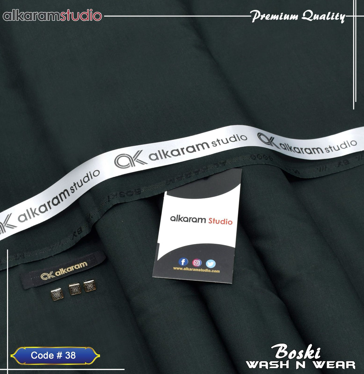 Gents Boski Wash & Wear Suit code-38
