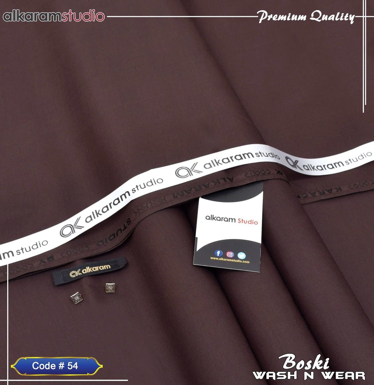 Gents Boski Wash & Wear Suit code-54