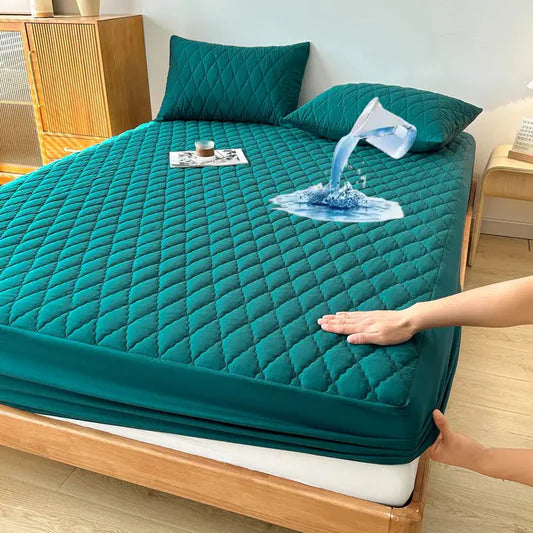 Cotton Quilted Waterproof Mattress Cover - Zink