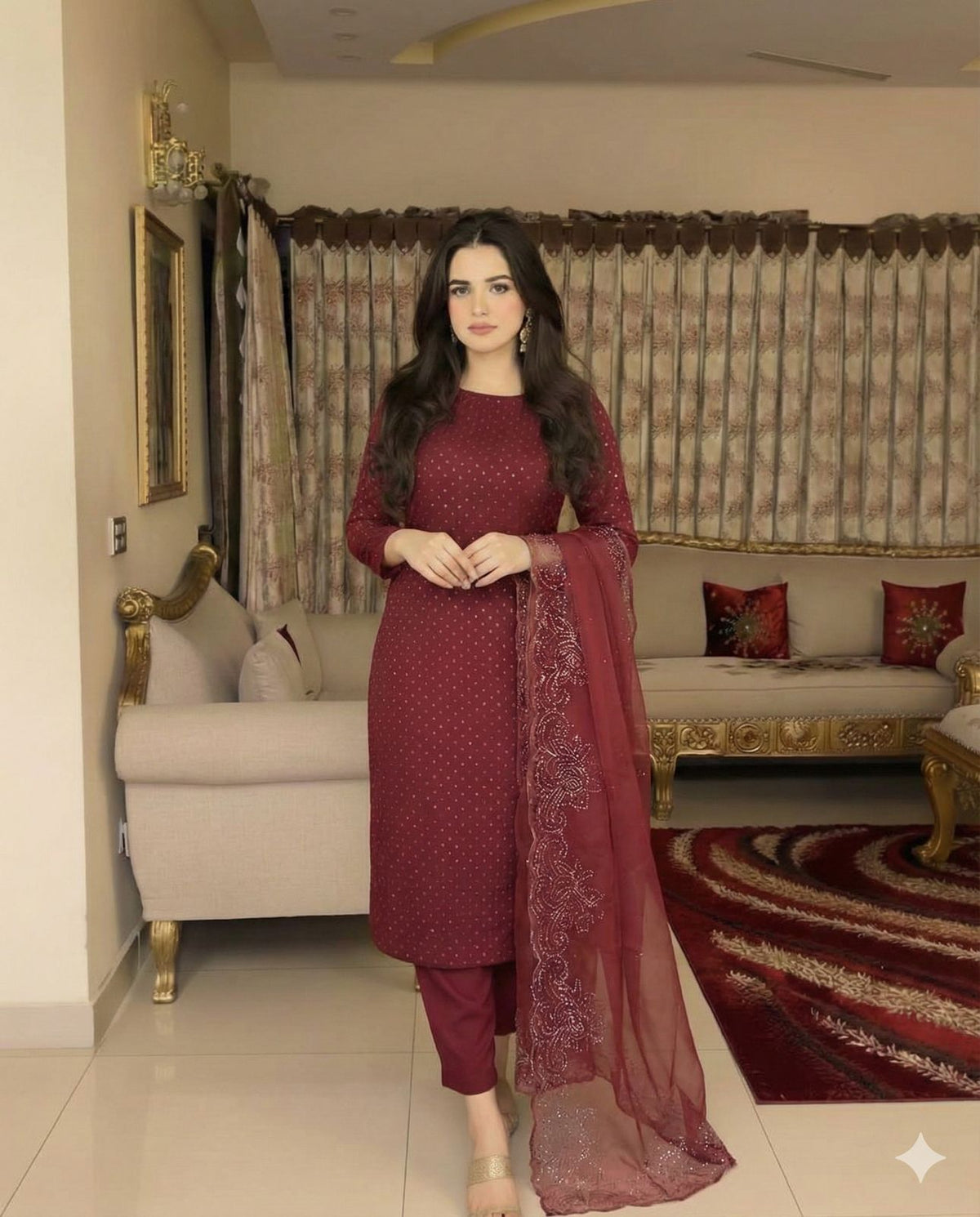 ALINA AMIR VIRAL 3pc suit (code-06)
