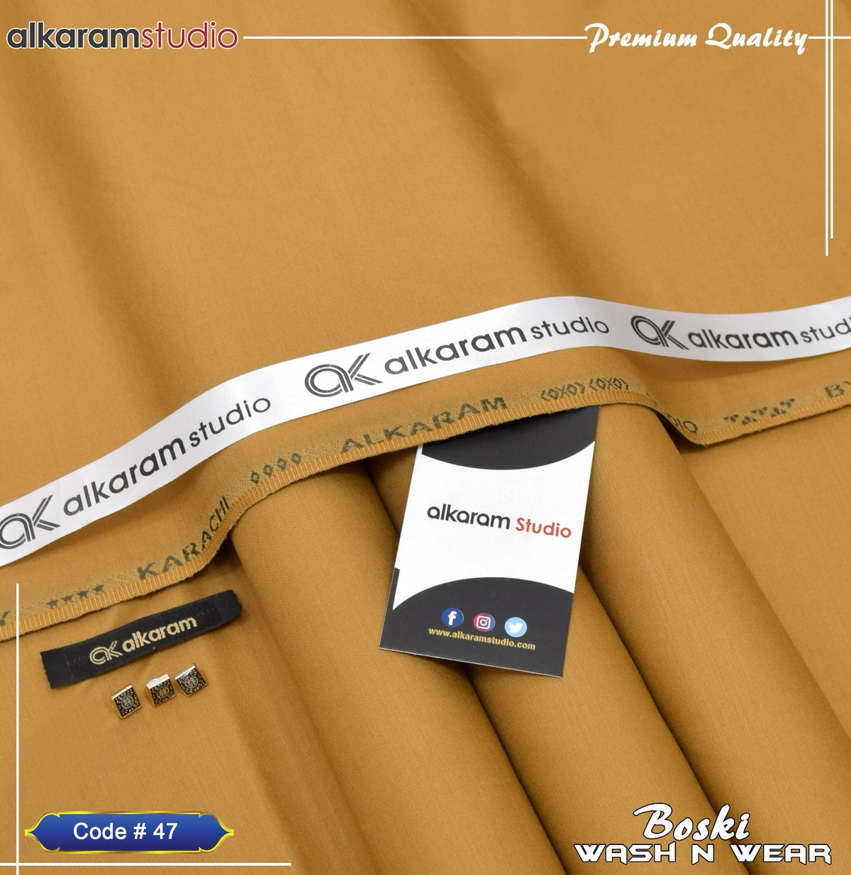 Gents Boski Wash & Wear Suit code-47