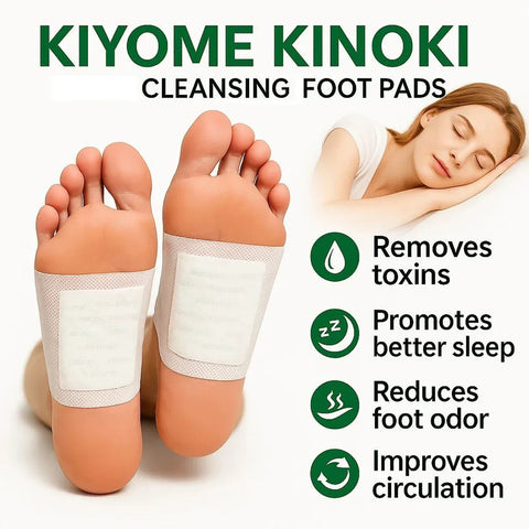Kinoki Foot Pads – 10 Premium Natural Patches